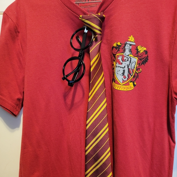 Men's Harry Potter Short Sleeve Graphic T-Shirt Set Halloween - Picture 2 of 5